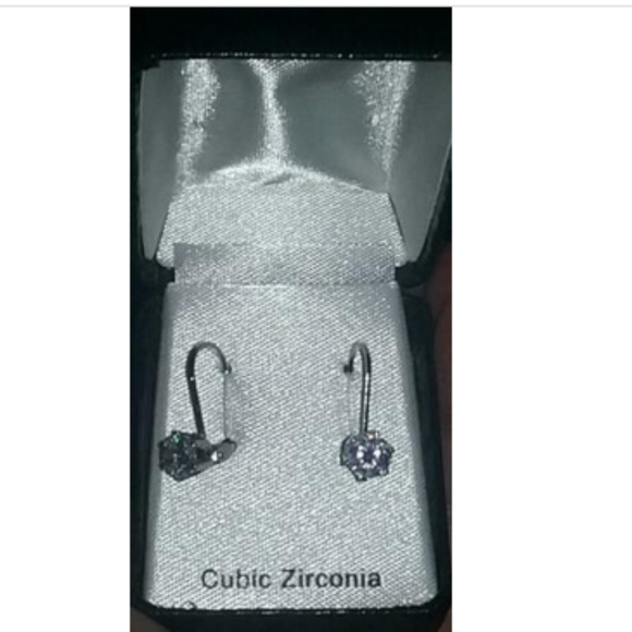 Sears Jewelry - New Cubic Zirconia Earrings